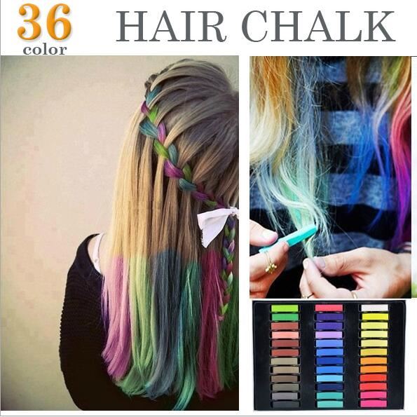 Kids Washable Water Base Hair Chalk