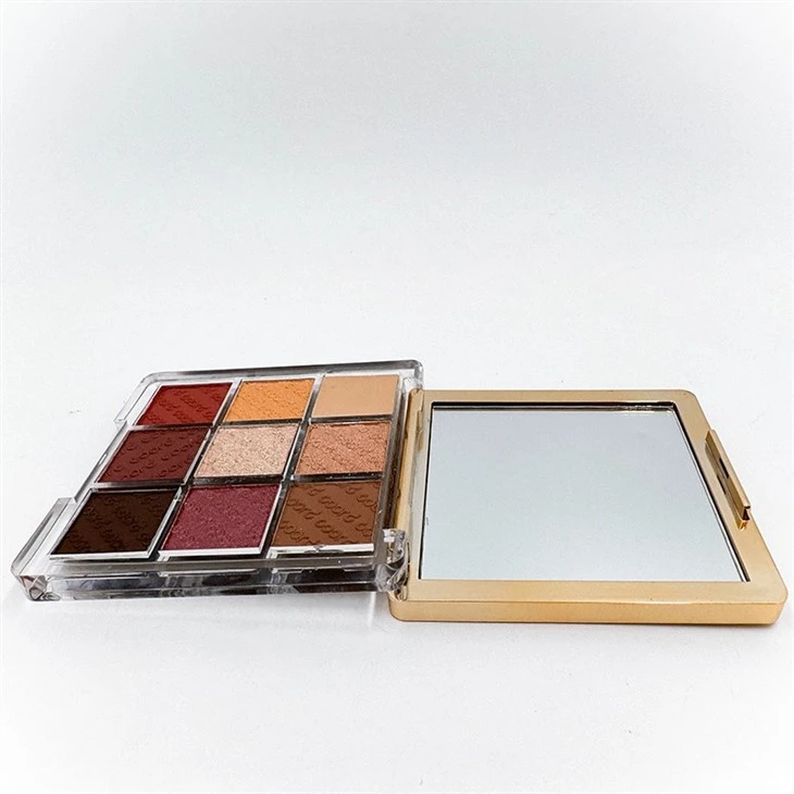 9 Colors Eyeshadow, Shimmery, Matte, Metallic