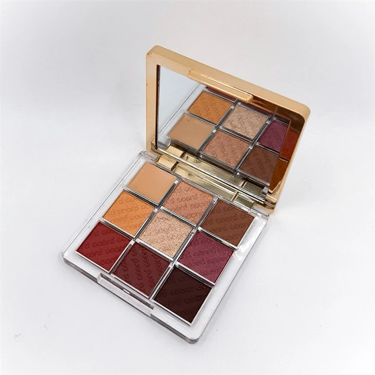 9 Colors Eyeshadow, Shimmery, Matte, Metallic
