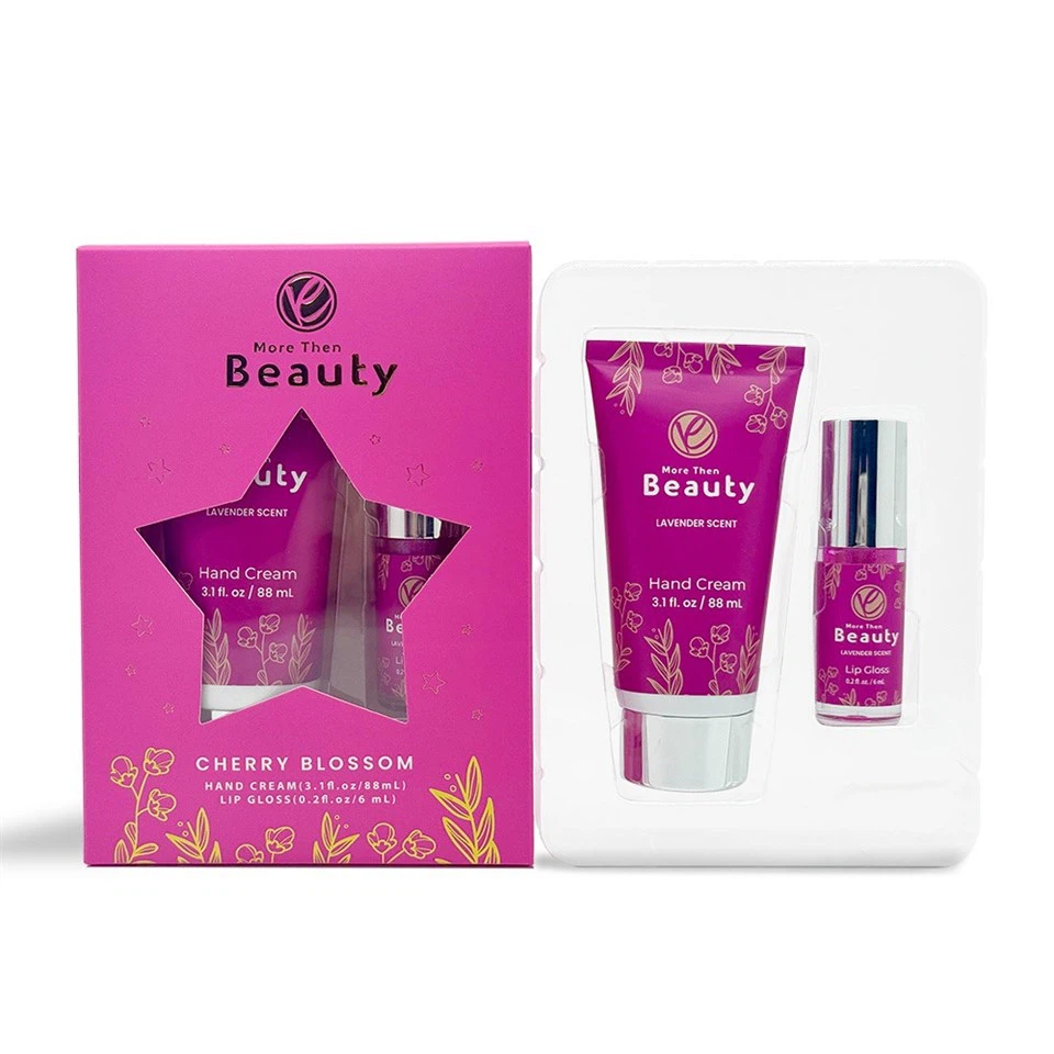 Hand Cream & Lip Gloss Set More Ther Beauty